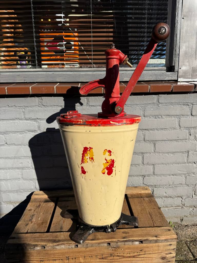 Vintage Dentax C Handpomp - Vet pomp, Verzamelen, Ophalen, Gebruikt, Gebruiksvoorwerp, .