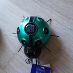 lieveheersbeestje lieveheersbeest solar metaal rood en groen, Tuin en Terras, Tuinwanddecoratie, Ophalen of Verzenden, Nieuw