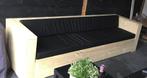 Steigerhouten Bank met opslag box, Ophalen, Zo goed als nieuw, Hout