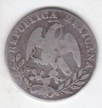 Mexico, 2 Reales, 1863, zilver, Postzegels en Munten, Munten | Amerika, Zilver, Ophalen of Verzenden, Losse munt, Midden-Amerika
