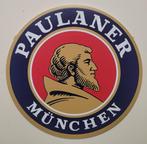 Paulaner bier Munchen rond reclamebord van metaal wandbord