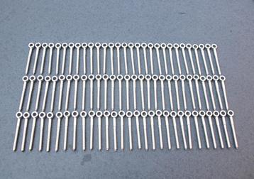 Rvs oogbouten met houtschroefdraad D8,  rvs knevelbouten M10 beschikbaar voor biedingen
