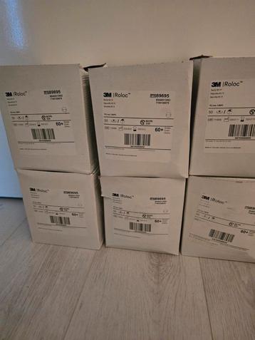 300 stuks 3M Roloc fiber slijpschijven 76mm, korrel 60 beschikbaar voor biedingen