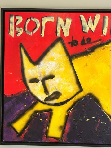 Origineel Jack schilderij 2007 Born to be Wild beschikbaar voor biedingen