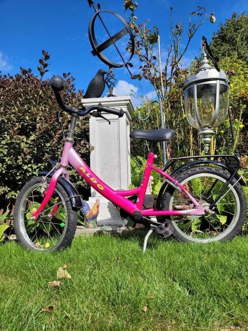 Meisjes fiets Aldo 16 inch, Fietsen en Brommers, Fietsen | Meisjes, Gebruikt, 16 inch, Handrem, Ophalen