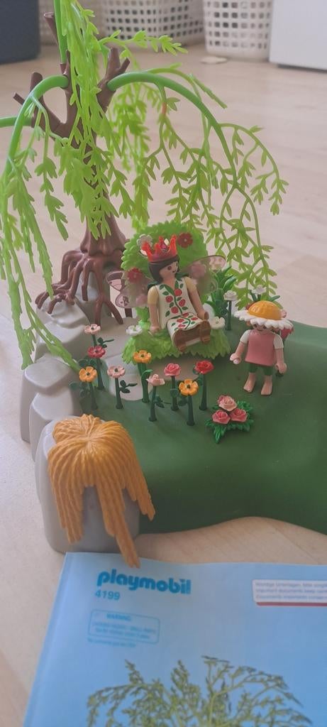 Playmobil 4199 Feeënkoningin met elfje - Fantasy, Kinderen en Baby's, Speelgoed | Playmobil, Ophalen of Verzenden, Gebruikt, Complete set