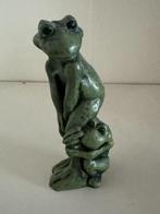 Groene kikkers - ouder met kind - 10 cm, Verzamelen, Beelden en Beeldjes, Ophalen of Verzenden, Nieuw