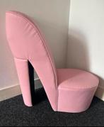 Roze stoel in de vorm van pump, Huis en Inrichting, Fauteuils, Ophalen, Nieuw, 75 tot 100 cm