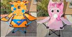 2x Camping Vouwstoel Kinderen - Dieren Design, Caravans en Kamperen, Ophalen, Gebruikt, Campingstoel