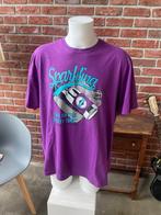 Retro shirt met frisdrank merk maat XL, Douwenmaat 8-3 Meppel, Info@again.nu, Paars, Maat 56/58 (XL)