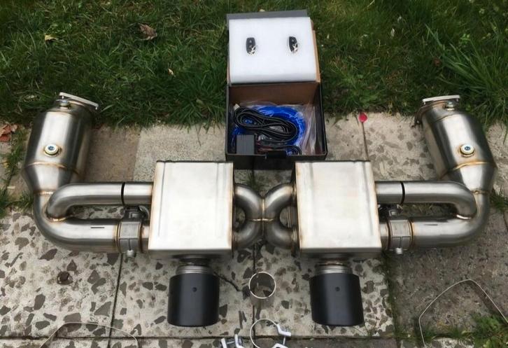 Uitlaat turbo back kleppensysteem PORSCHE 991.2 CARRERA 3.0T, Auto diversen, Tuning en Styling, Ophalen of Verzenden