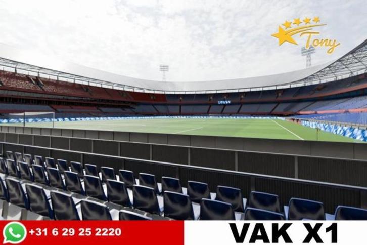 FEYENOORD - FC Utrecht Losse kaart Gele Zijde Vak X, Tickets en Kaartjes, Sport | Voetbal, Eén persoon, Oktober, Losse kaart