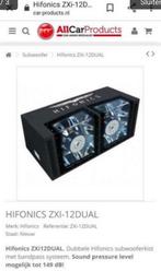 Hifonics 1000 watts RMS dubbel 12 inch, Auto diversen, Ophalen, Gebruikt