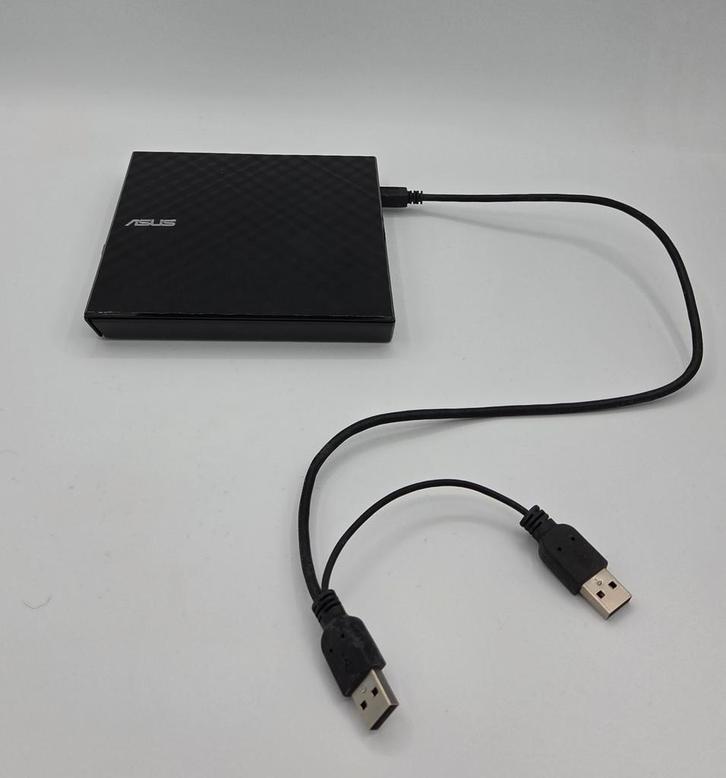Asus Externe DVD/CD Drive USB, Computers en Software, Optische drives, Gebruikt, Extern, MacOS, Windows, Cd, Dvd, Ophalen of Verzenden