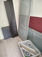 Pax kledingkast zwart met schuifdeuren 150x201, Huis en Inrichting, Ophalen, Gebruikt, 100 tot 150 cm, 200 cm of meer