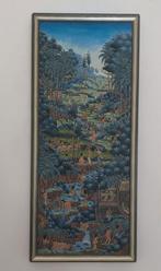 Balinees olieverf schilderij, Ophalen of Verzenden