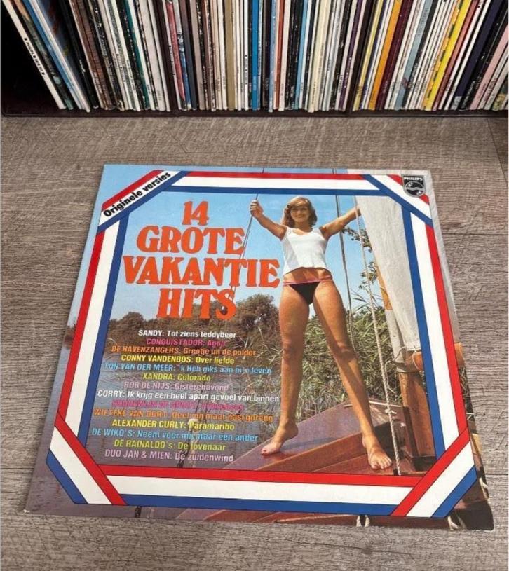 LP 14 grote vakantiehits, Cd's en Dvd's, Vinyl | Nederlandstalig, Zo goed als nieuw, Levenslied of Smartlap, 12 inch, Ophalen of Verzenden