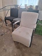 Fauteuil met vlekken verder goed, Huis en Inrichting, Fauteuils, Ophalen, Gebruikt, 75 tot 100 cm, 50 tot 75 cm