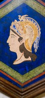 Stenen paneel met Romeinse figuur., Antiek en Kunst, Kunst | Beelden en Houtsnijwerken, Ophalen of Verzenden