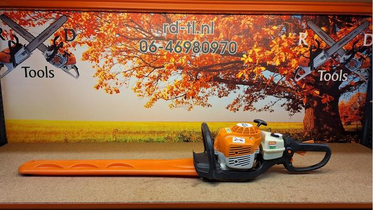 Stihl HS82 R Heggenschaar 60cm dubbele messen HS 82R ., Tuin en Terras, Heggenscharen, Gebruikt, Benzine, Ophalen of Verzenden