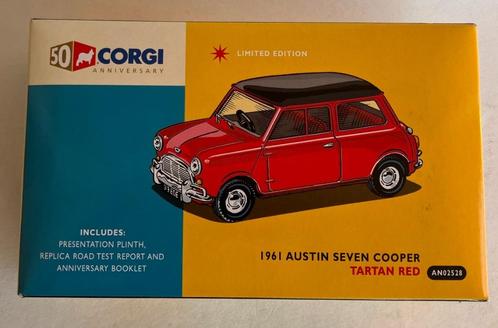Mini Cooper Tartan red Corgi Ltd edition AN02528., Hobby en Vrije tijd, Modelauto's | 1:43, Zo goed als nieuw, Auto, Corgi, Ophalen of Verzenden