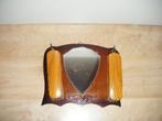 Oude hal set,spiegel,borstels,origineel vintage,garderobe, Ophalen of Verzenden
