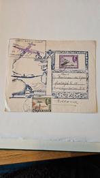 Envelop Eerste KLM vlucht Curacao Amsterdam 1946, Postzegels en Munten, Envelop, Ophalen of Verzenden