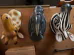 Polystone Dierenhoofden voor aan muur, Verzamelen, Beelden en Beeldjes, Ophalen of Verzenden, Nieuw, Dier