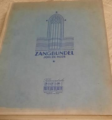 Joh. de Heer, Zangbundel, Klavarskribo (daarin 1e druk) beschikbaar voor biedingen
