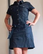 Donker blauwe spijker jurk. Maat: 36, Blauw, Ophalen of Verzenden, Zo goed als nieuw, Maat 36 (S)