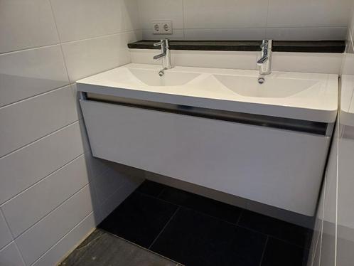 WASTAFELMEUBEL LADE SOFTCLOSE 120X49CM (ZIE OMSCHRIJVING), Huis en Inrichting, Badkamer | Badkamermeubels, Gebruikt, Wastafelkast