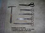 Antiek gereedschap hamertje met scharen, Antiek en Kunst, Antiek | Gereedschap en Instrumenten, Ophalen of Verzenden