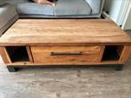 Salontafel Dalby - massief acaciahout, Ophalen, 100 tot 150 cm, 50 tot 100 cm, Zo goed als nieuw