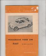 Vraagbaak Fiat 600,600D en Multipla, Ophalen of Verzenden