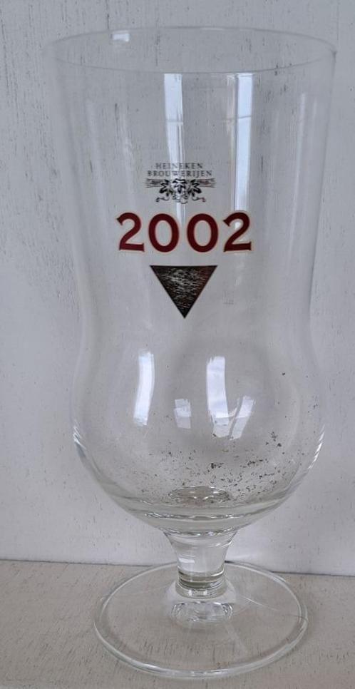 Heineken Brouwerijen Bierglas 2002, Verzamelen, Biermerken, Gebruikt, Glas of Glazen, Heineken, Ophalen of Verzenden