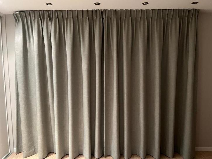 lichtwerende gordijnen, Huis en Inrichting, Stoffering | Gordijnen en Lamellen, Nieuw, 200 cm of meer, 200 cm of meer, Bruin, Grijs
