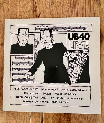 UB40 Live LP beschikbaar voor biedingen