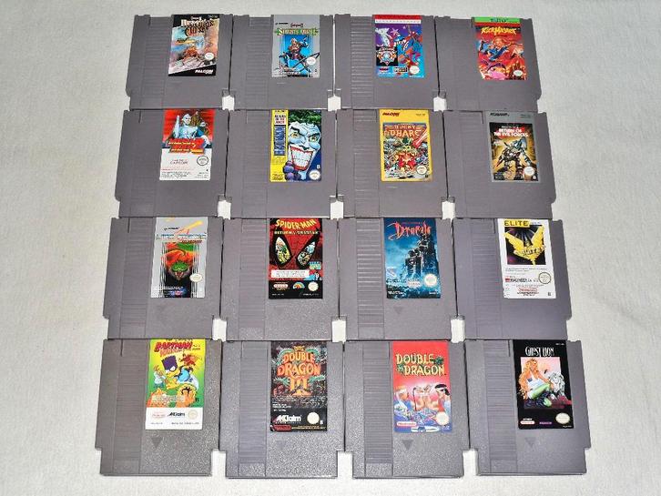 Street Gangs, Blue Shadow, Bram stoker, Alien, Gradius NES, Spelcomputers en Games, Games | Nintendo NES, Gebruikt, 1 speler, Vanaf 3 jaar