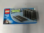 Lego world city 4515 9V treinrails recht, Lego, Rails, Lego, Ophalen of Verzenden