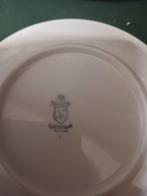 antieke borden 1 groot 8 kleineren Hartporzellan Germany, Ophalen