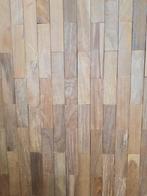 MASSIEVE TEAKHOUTEN VISGRAATVLOER SALE!, Ophalen, Nieuw, 75 m² of meer, Parket