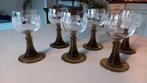 6 retro rijnglaasjes., Ophalen of Verzenden, Zo goed als nieuw, Overige typen