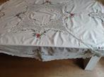 Geborduurd Rond tafelkleed & servetten nieuw, Huis en Inrichting, Verzenden, Nieuw, Rond