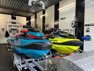 2x Sea-Doo op sterke dubbel trailer beschikbaar voor biedingen