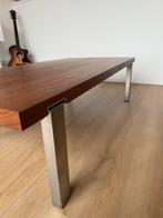 Plantagie salontafel Amerikaans Noten, Ophalen, 100 tot 150 cm, 50 tot 100 cm, Zo goed als nieuw