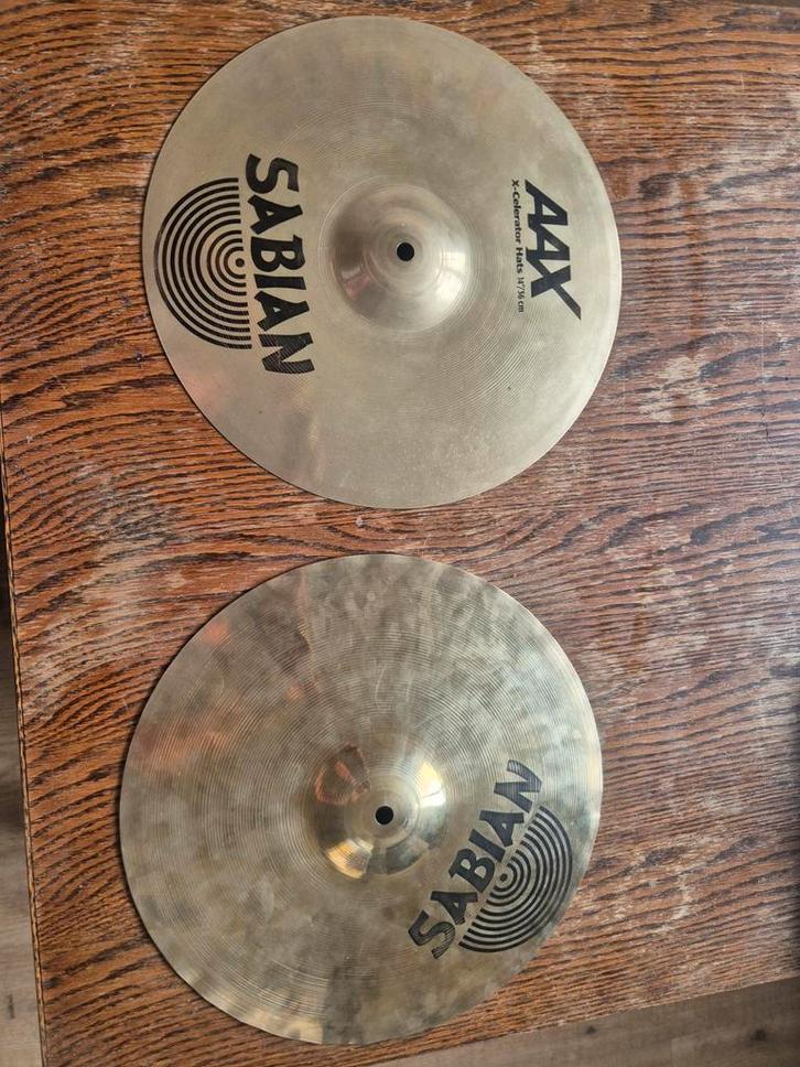 Sabian AAX-Celerator Hi-Hat 14 inch, Muziek en Instrumenten, Instrumenten | Onderdelen, Zo goed als nieuw, Drums of Percussie