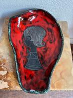 Vintage wandbord San Marino Italiaans Keramiek 32x23 cm, Ophalen of Verzenden