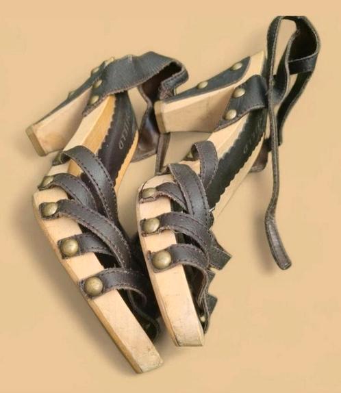 ✨️BUNDELKORTING‼️MANFIELD Bruine Sandalen Maat 36✨️, Kleding | Dames, Schoenen, Gedragen, Sandalen of Muiltjes, Bruin, Ophalen of Verzenden