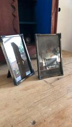 2 engelse fotolijstjes, Antiek en Kunst, Antiek | Spiegels, Minder dan 100 cm, Minder dan 50 cm, Ophalen of Verzenden, Ovaal