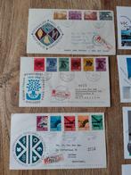 Eerste dag enveloppen Nederland Suriname Indonesië, Postzegels en Munten, Ophalen of Verzenden, Envelop